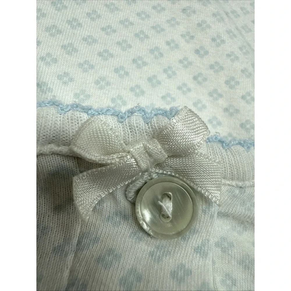Miss Elaine Intimates Cotton Knit Sweetheart Neck Nightgown Size Small Feminine